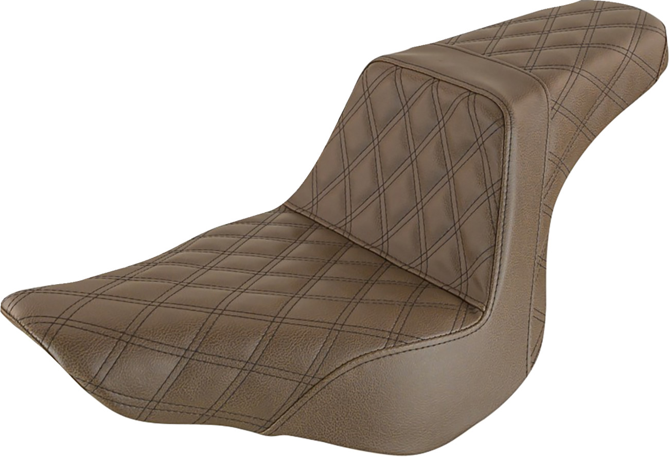 Saddlemen Step-Up LS Lattice Stitch Seat For Harley Softail FXLR/S / FLSB 2018-2025