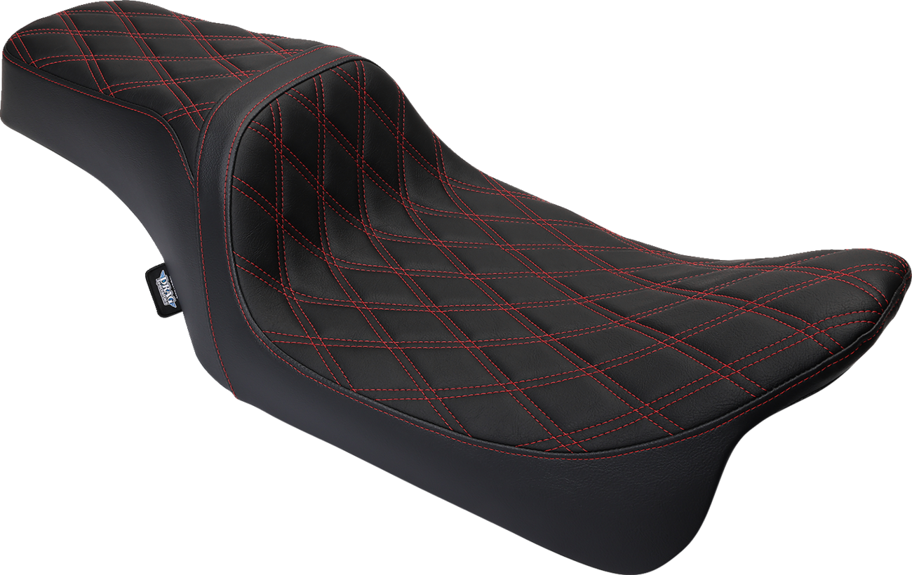 SEAT PREDATOR 1-UP VINYL DOUBLE DIAMOND RED FLH 2008-2023