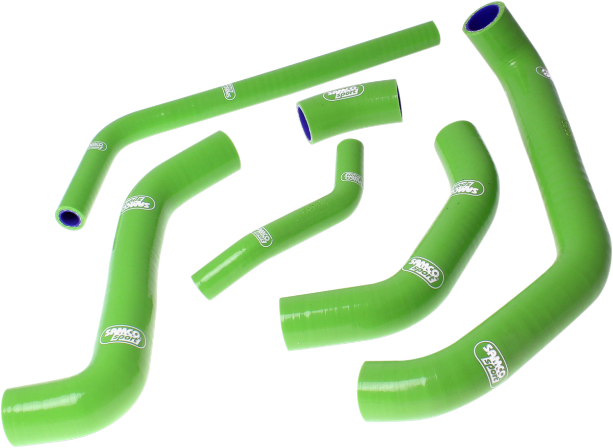 Samco sport Radiator Hose Kit - Green - Kawasaki