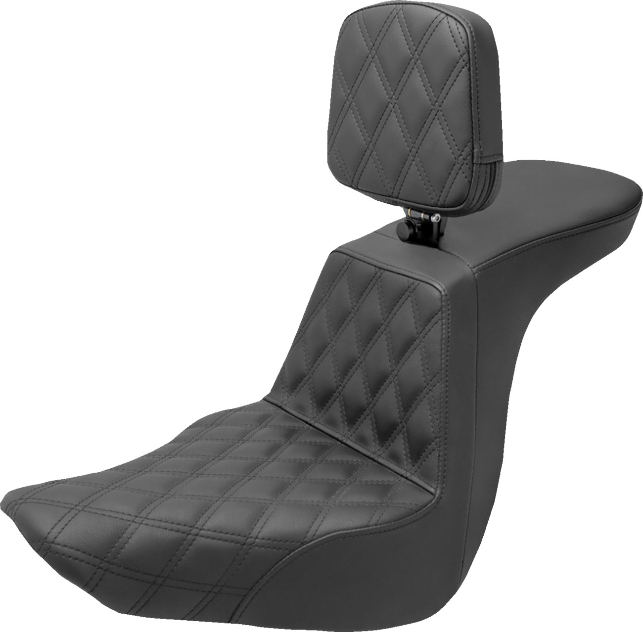 Saddlemen Tour Step-Up LS Lattice Stitch Seat For Harley Softail FXLR/S / FLSB 2018-2026