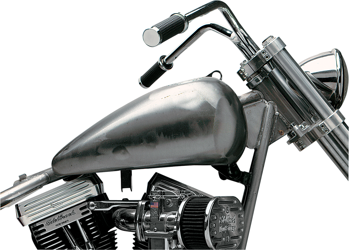 Drag Specialties [DS-391237] Fat Bob Style Flat-Side Gas Tank 3.5-Gal. |  3.5 Gal Flatside Late Tnk