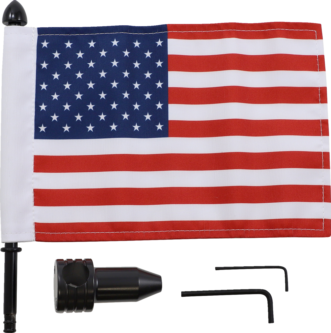 Saddlebag Bar Flag Mount With Flag