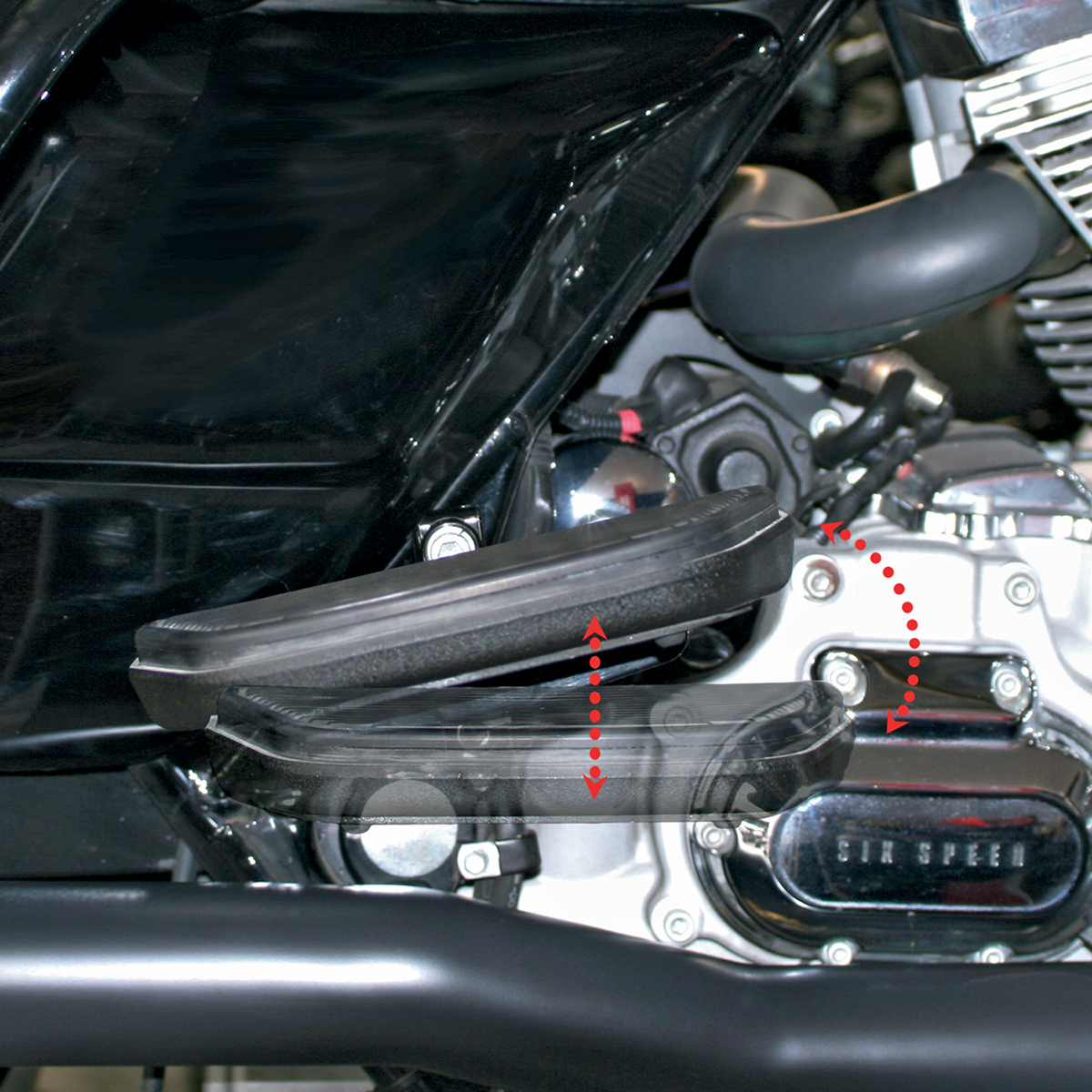 La choppers Floorboard Kit Harley Davidson