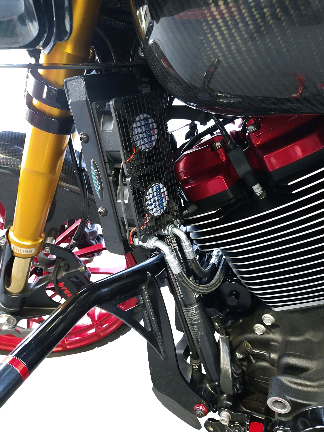 3.0 Side Mount Oil Cooler for S&S T-Series Engines