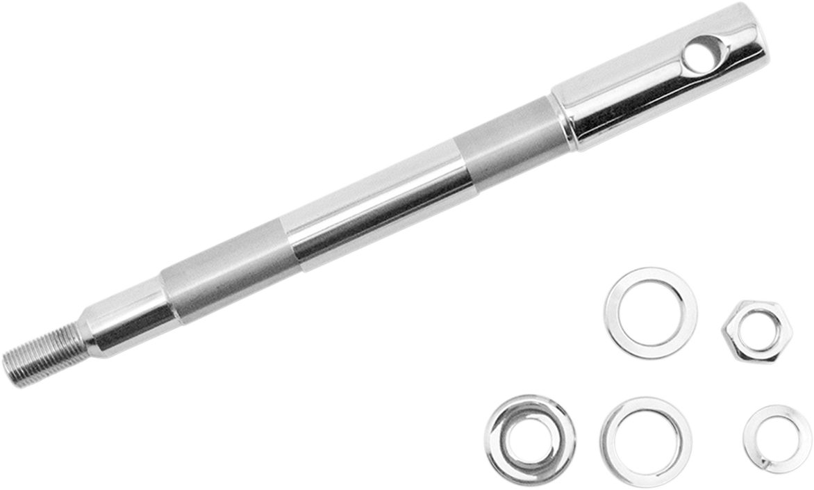 Drag specialties Axle Kit - Front - Chrome - '00-'07 Dyna/Sportster Harley Davidson