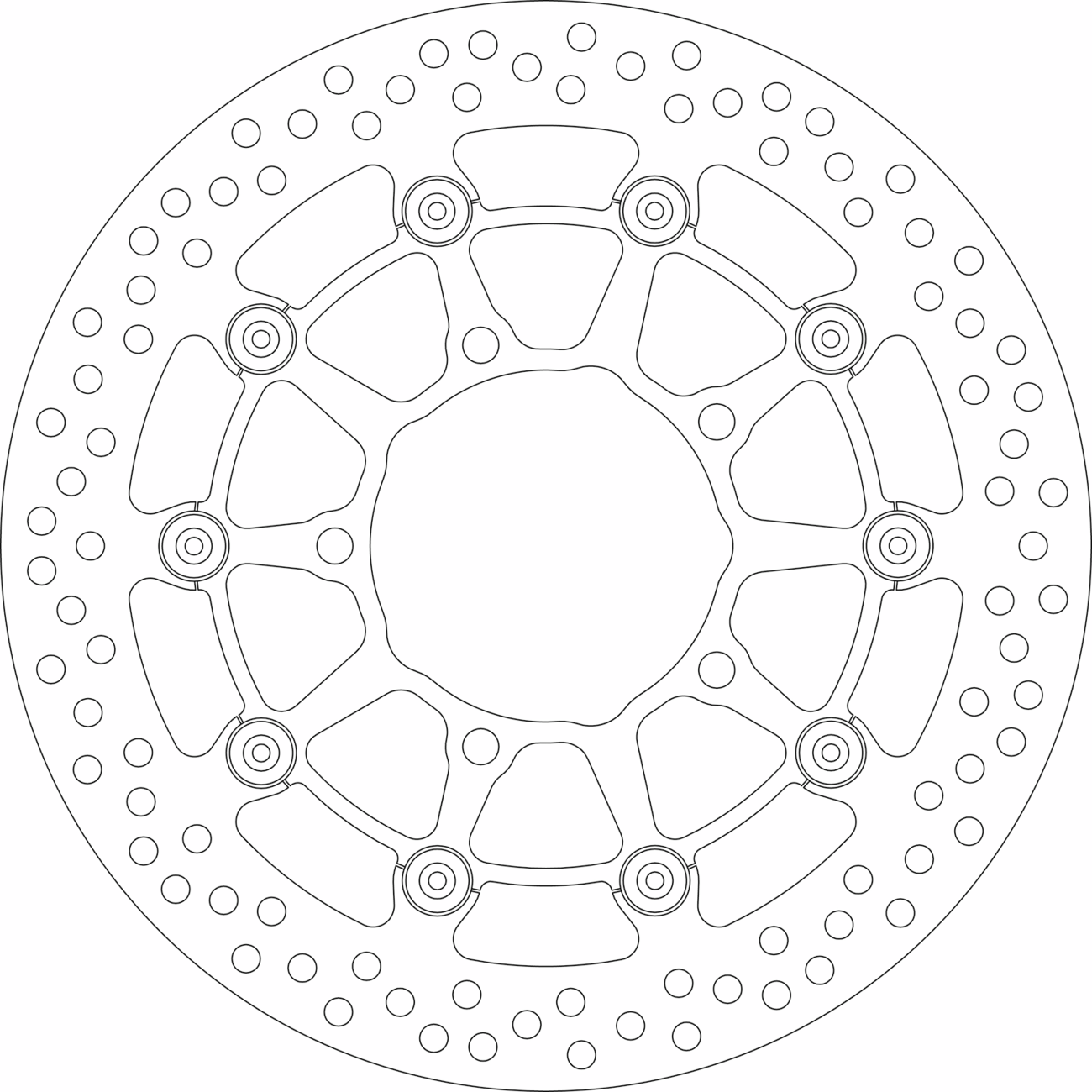 SBS Standard Front Brake Rotor 5012