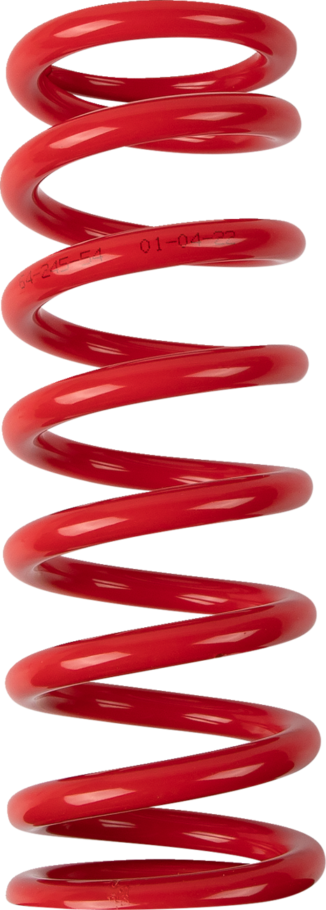 Moose offroad Shock Spring - 64/66 mm OD - 54 n/mm - Red Honda/Kawasaki/Suzuki
