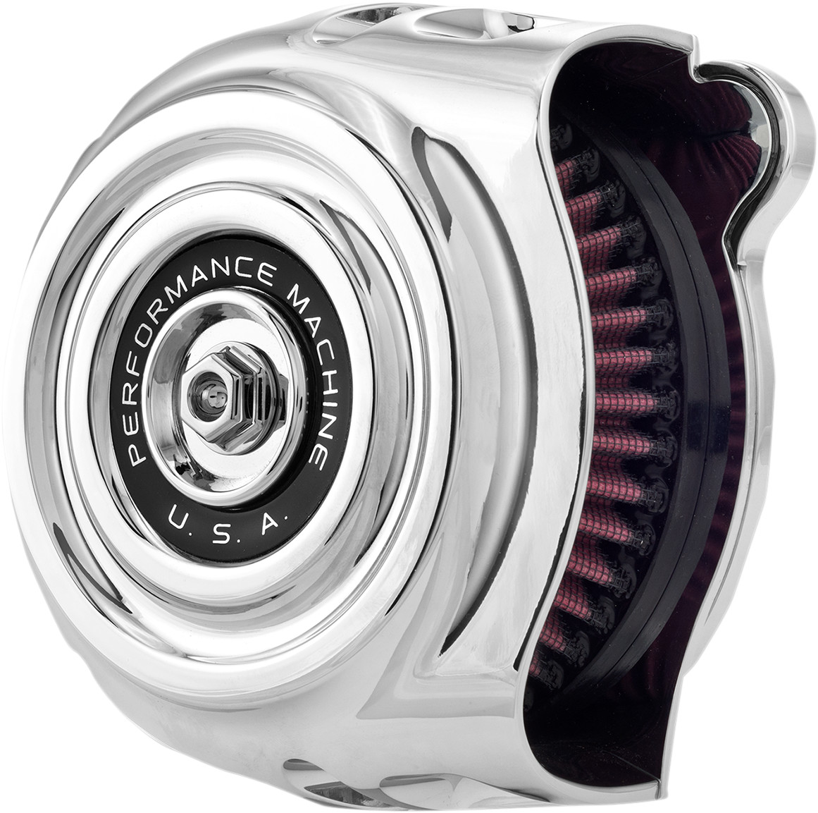 Performance Machine Vintage Air Cleaner For Harley Milwaukee Eight 2017-2025