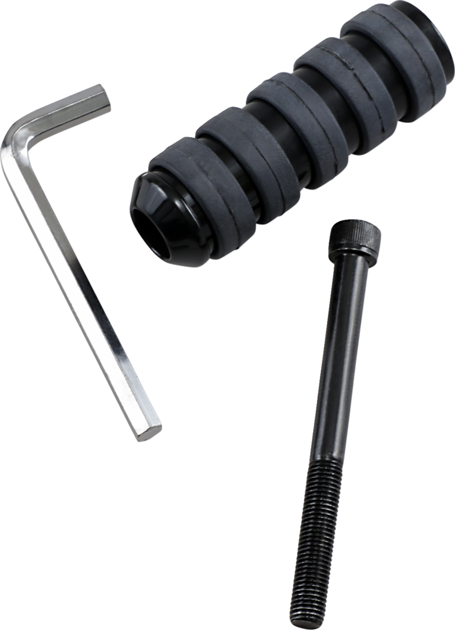 Drag specialties Soft-Ride Shift Peg - Extended - Black