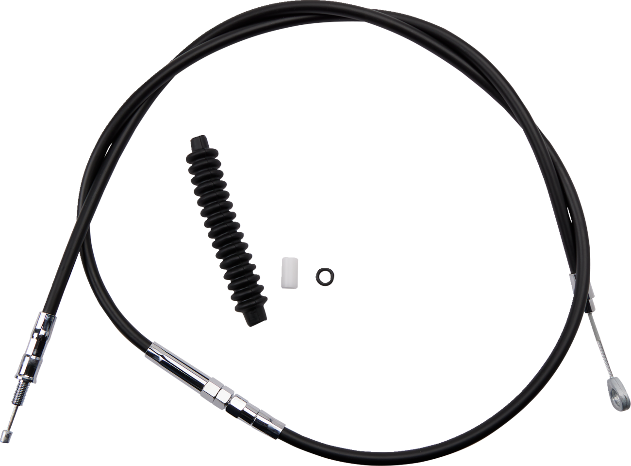 Drag Specialties High-Efficiency Black Vinyl Clutch Cable