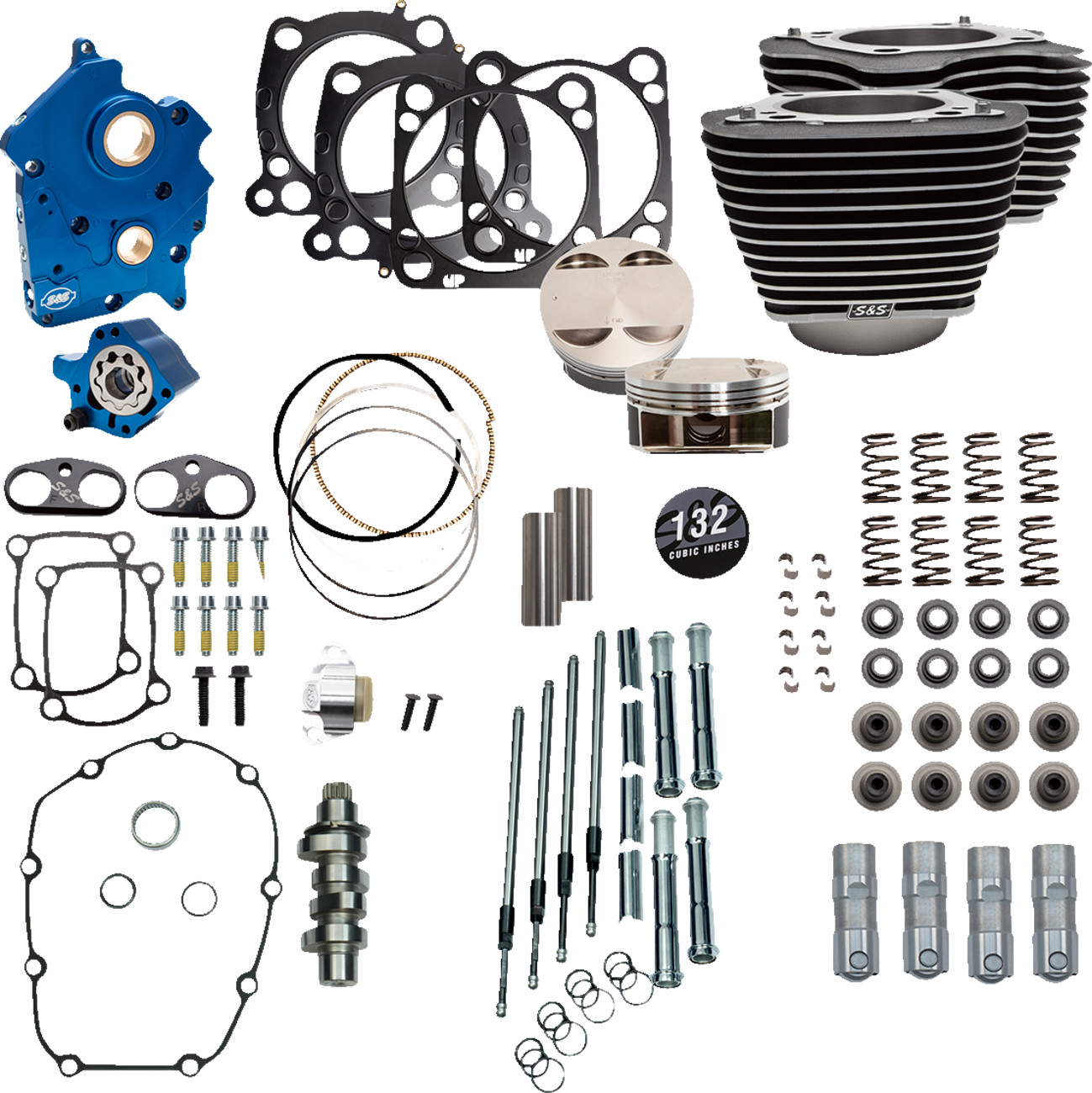 S&S CYCLE 132" Power Package Engine Performance Kit
