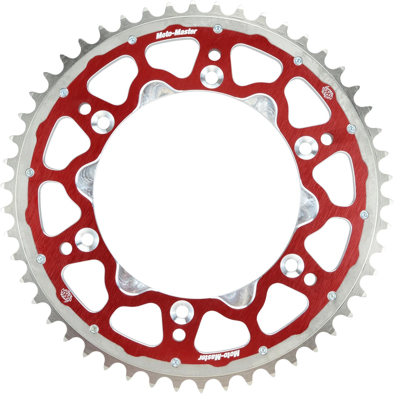 Moto-master Fusion Series Dual Ring Rear Sprocket - 49 Tooth - Red Husaberg/Husqvarna/KTM/Gas Gas/Triumph 49T