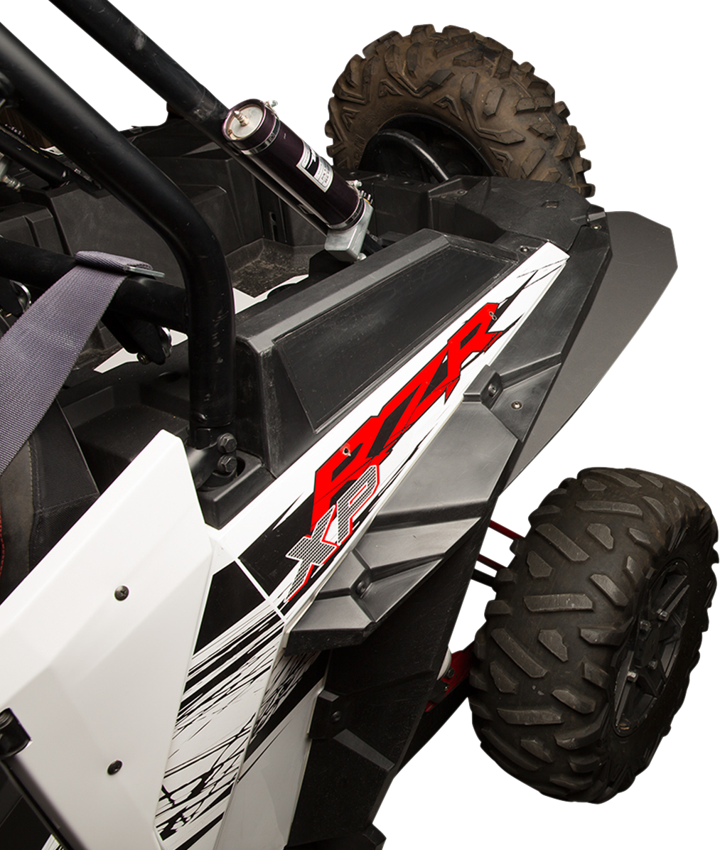 Maier Mud Flaps - Front/Rear - Black Polaris