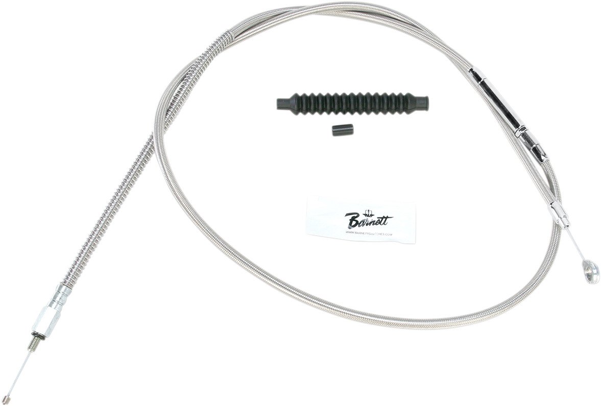 BARNETT High-Efficiency Stainless Steel Clutch Cable for Harley-Davidson