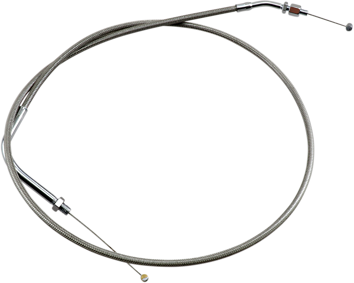 Armor Coat Stainless Steel Throttle/Idle Cable for Cruisers