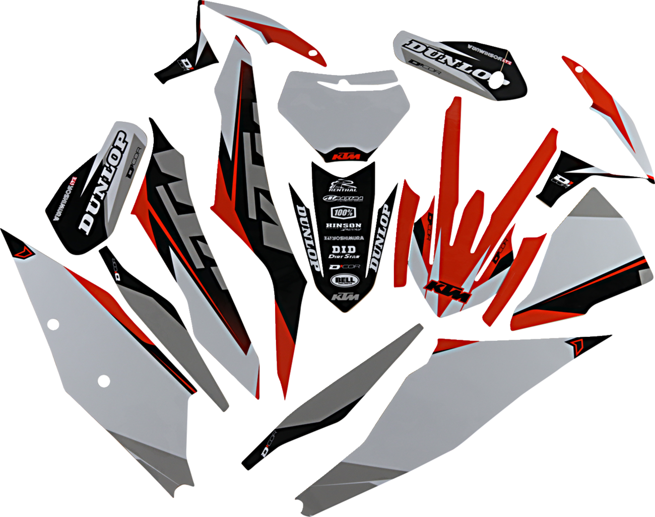 D'cor visuals Graphic Kit - Cor 9 KTM - '18-'22
