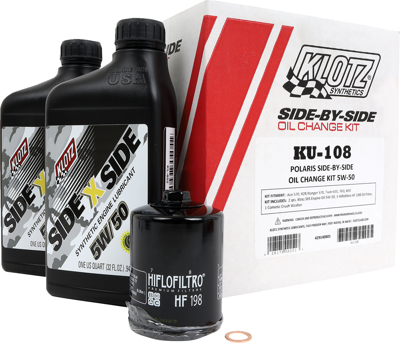 Side-by-Side Oil Change Kit