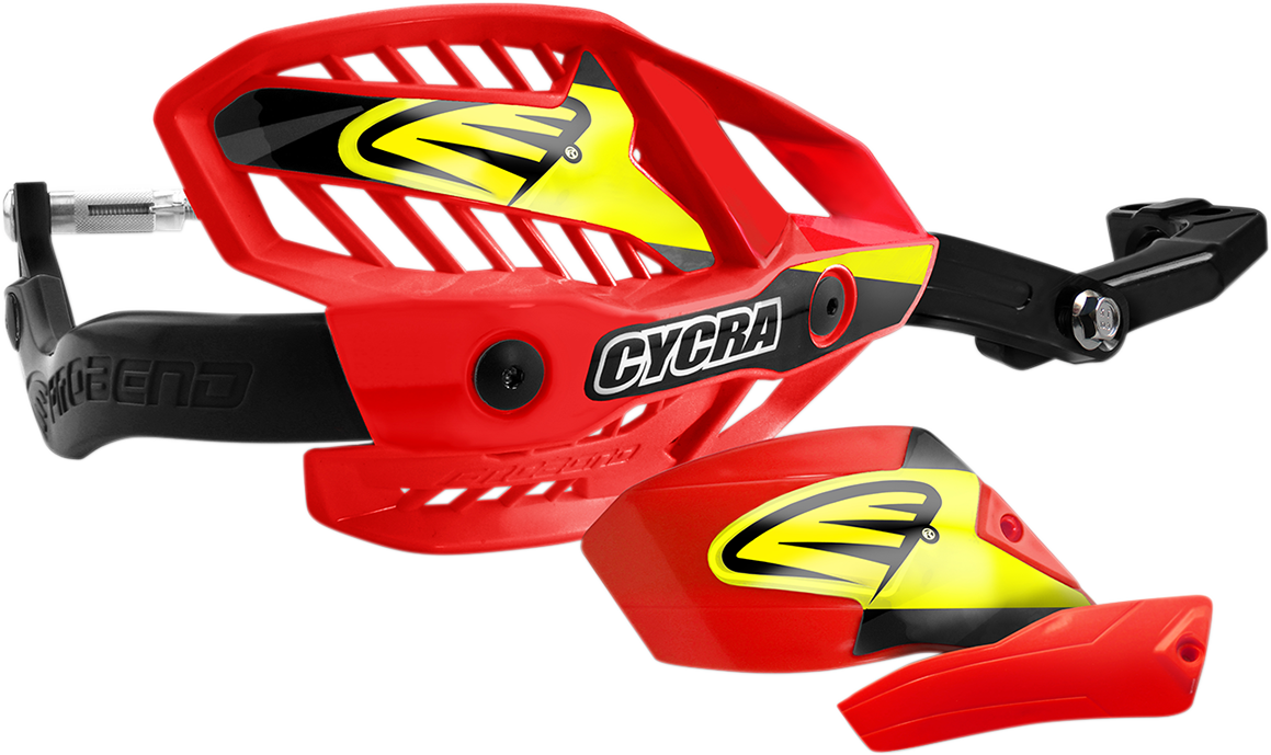 Cycra Ultra Probend HCM Handguards - 1-1/8" - Red