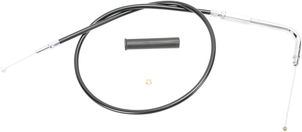Drag Specialties Black Vinyl Throttle/Idle Cable