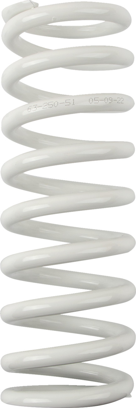 Moose offroad Shock Spring - 63 mm OD - 51 n/mm - White Husqvarna/KTM