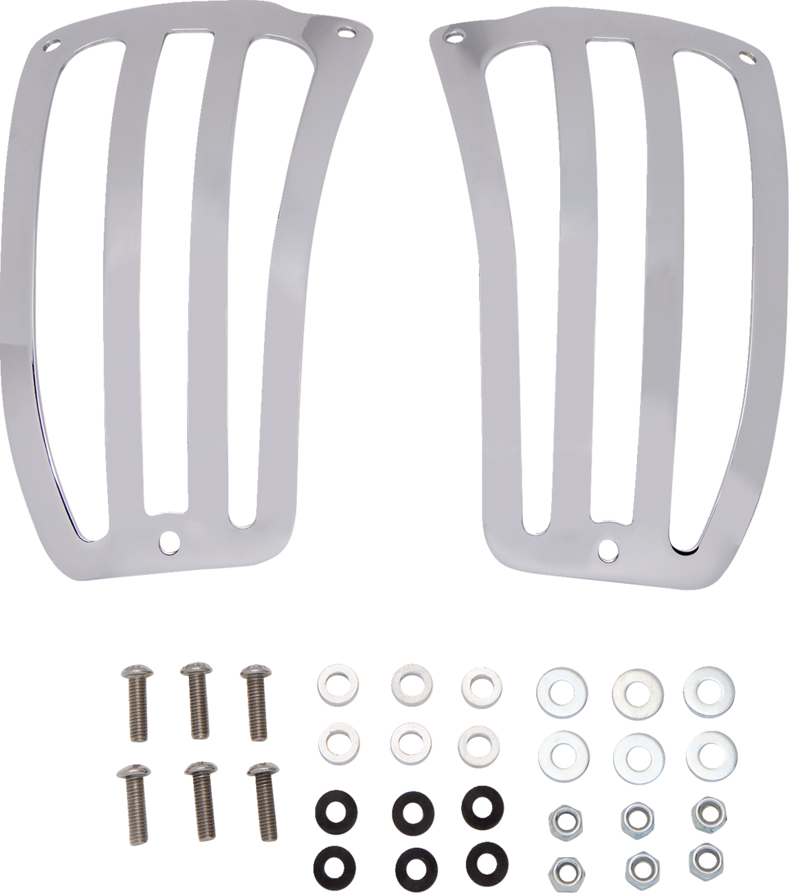 COBRA SADDLEBAG LID GUARDS CHROME KAW NOMAD/VOYAGER 1700