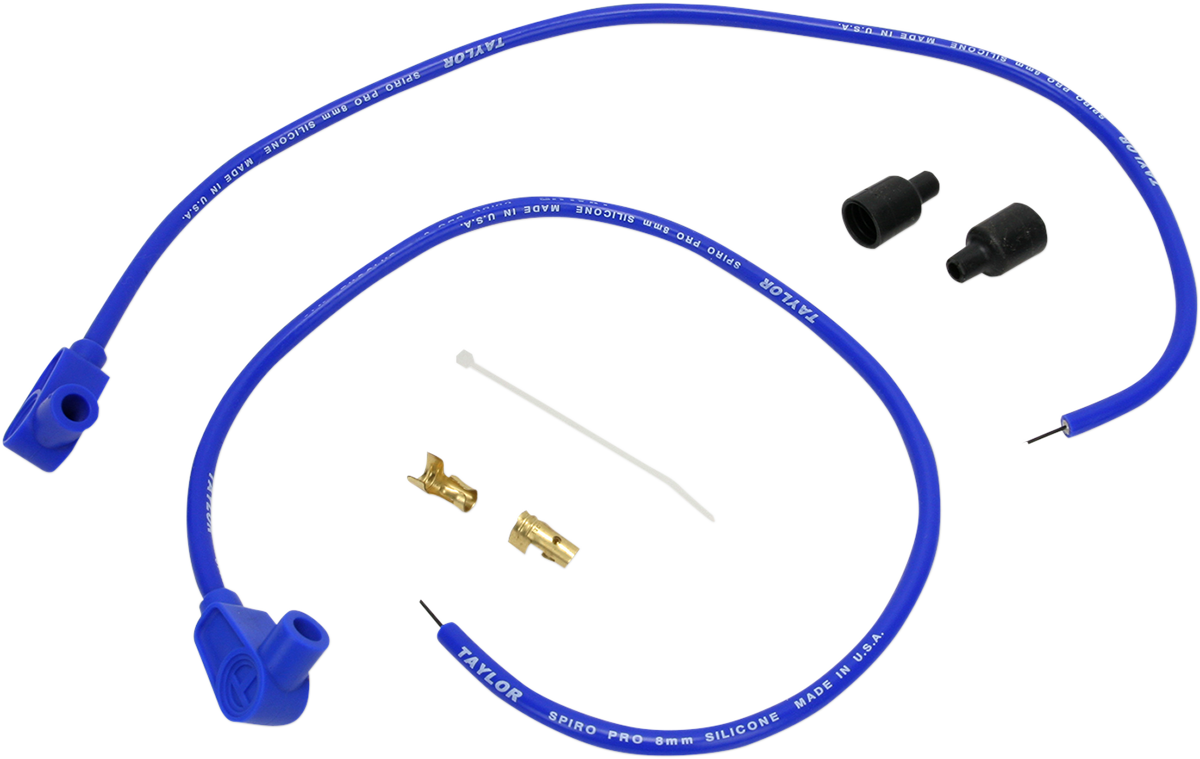 Sumax 8mm Build-Your-Own Spark Plug Wires For Harley