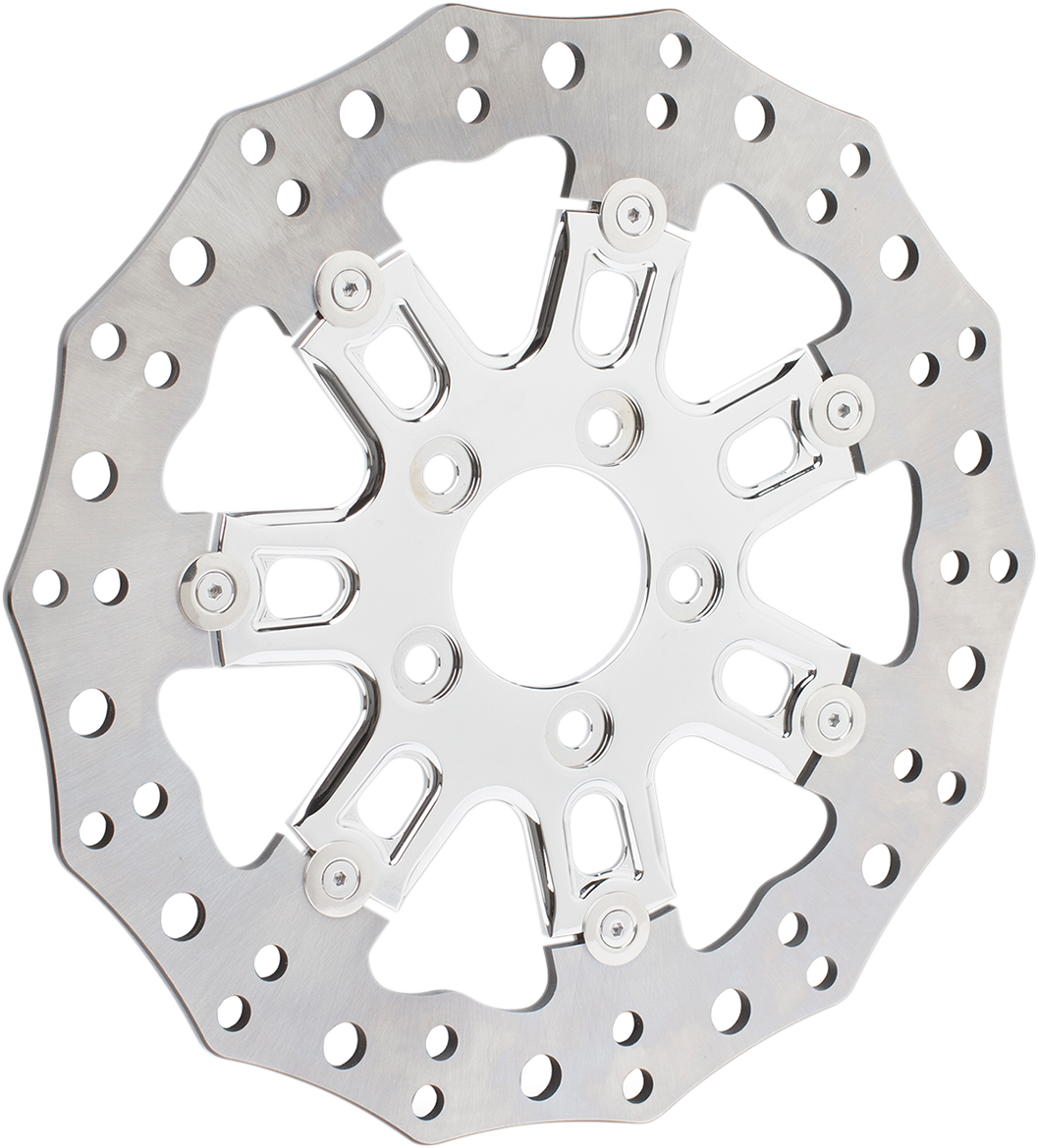 Arlen ness Front Rotor - 7 Valve - 11.8" - Chrome Harley Davidson