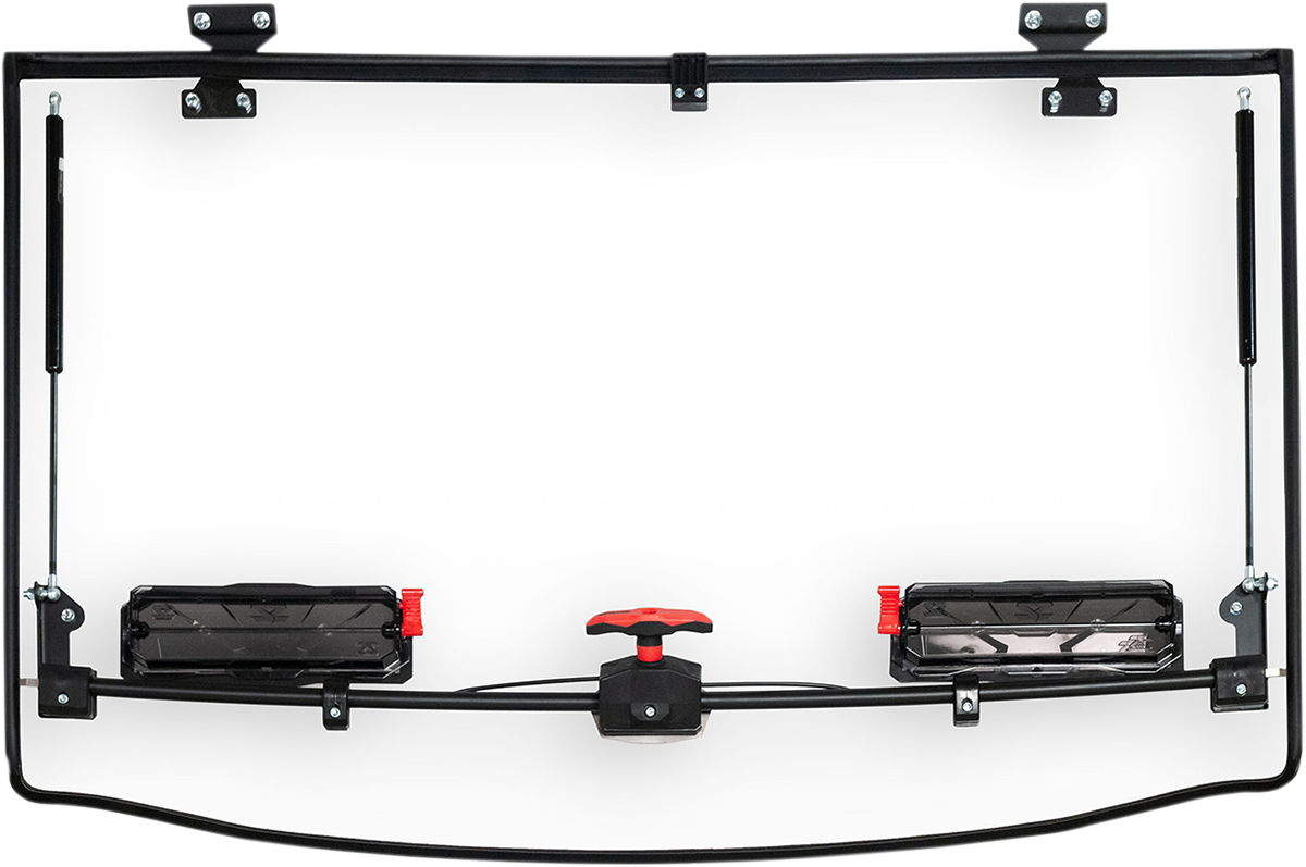 Seizmik Flip-Up Windshield with Vents Polaris