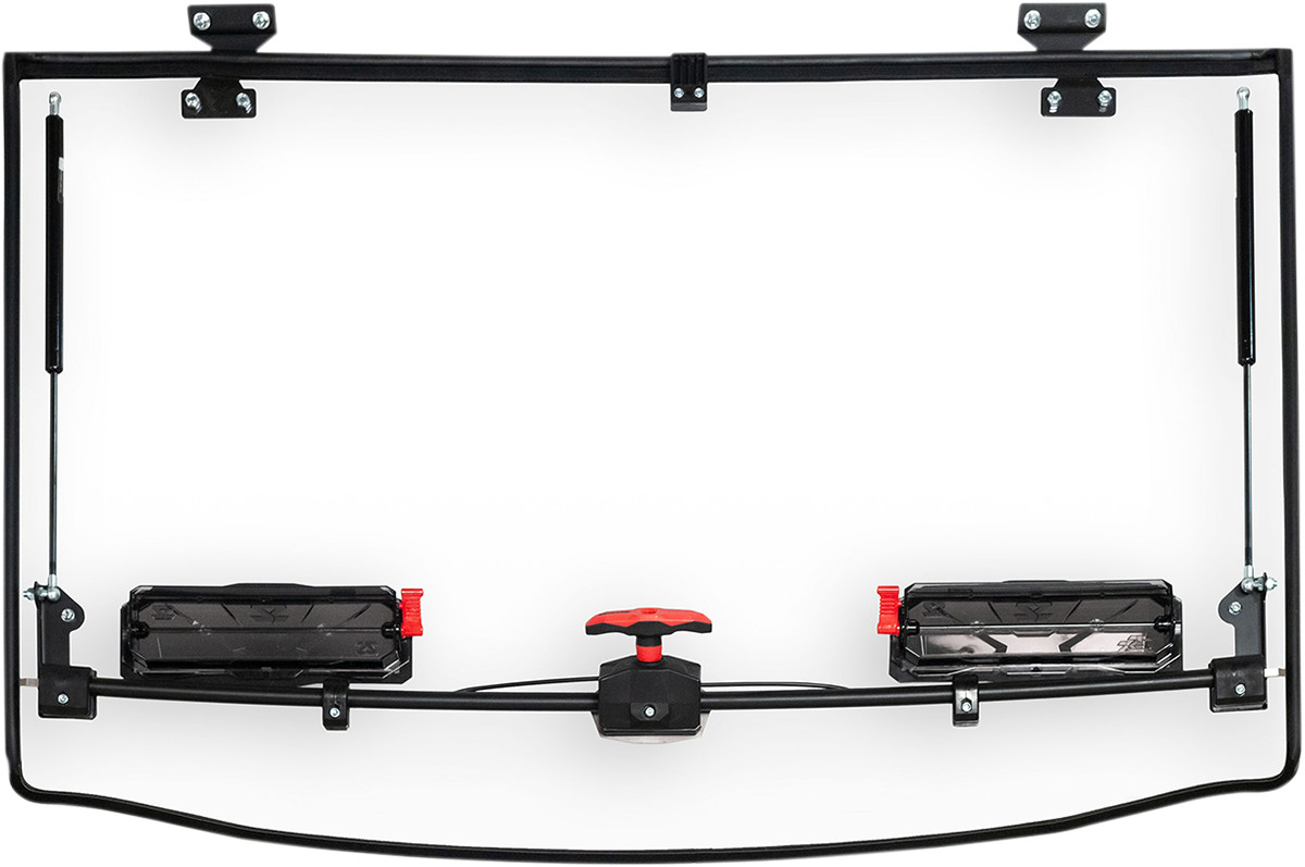 Seizmik Flip-Up Windshield - Pro-Fit - Polaris