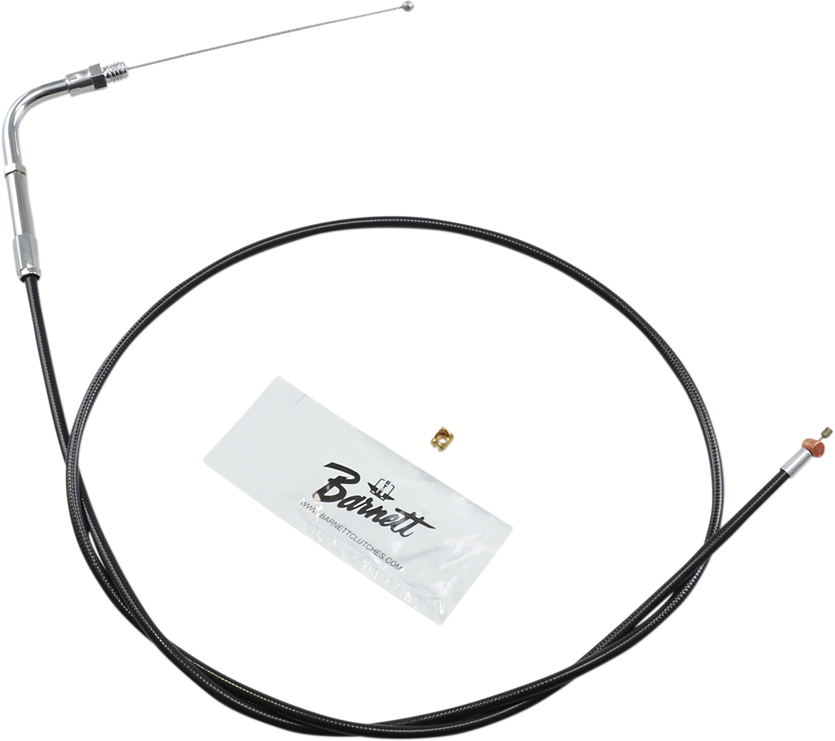 Barnett Black Vinyl Throttle Cable For Harley FXSTS 1990-1995