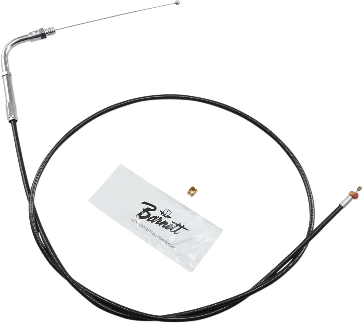 Barnett Black Vinyl Throttle Cable For Harley FXSTS 1990-1995