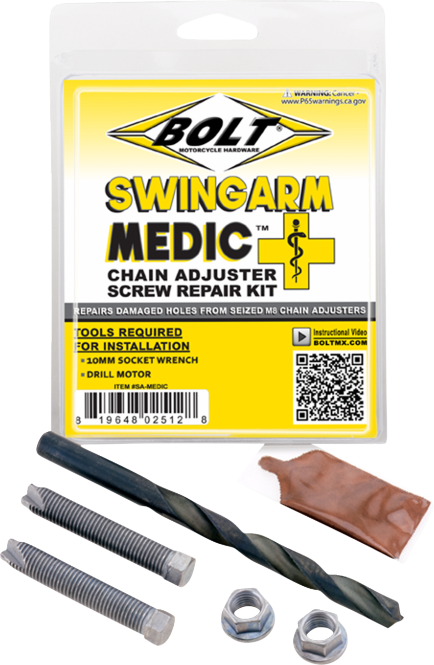 Bolt Hardware Swingarm Medic Chain Adjuster Repair Kit