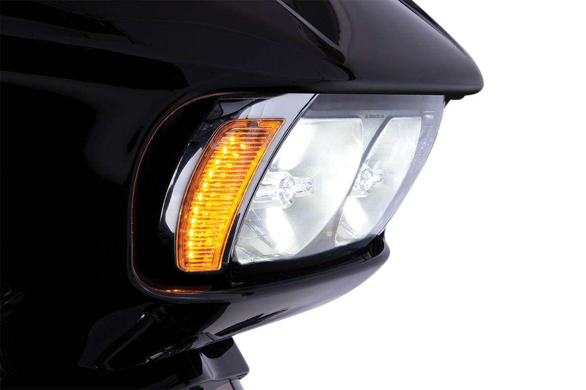 Ciro Fang LED Headlight Bezel For Harley Road Glide 2015-2025