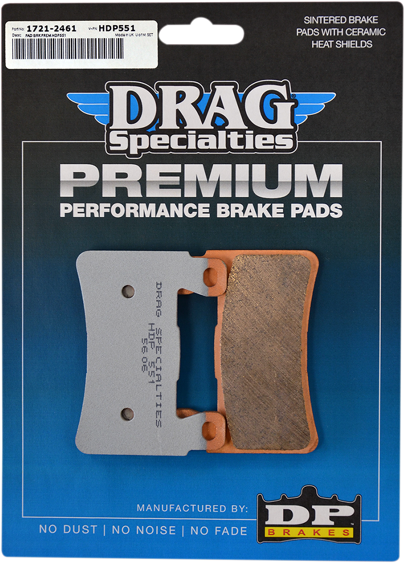 Drag specialties Sintered Brake Pads - Softail Harley Davidson