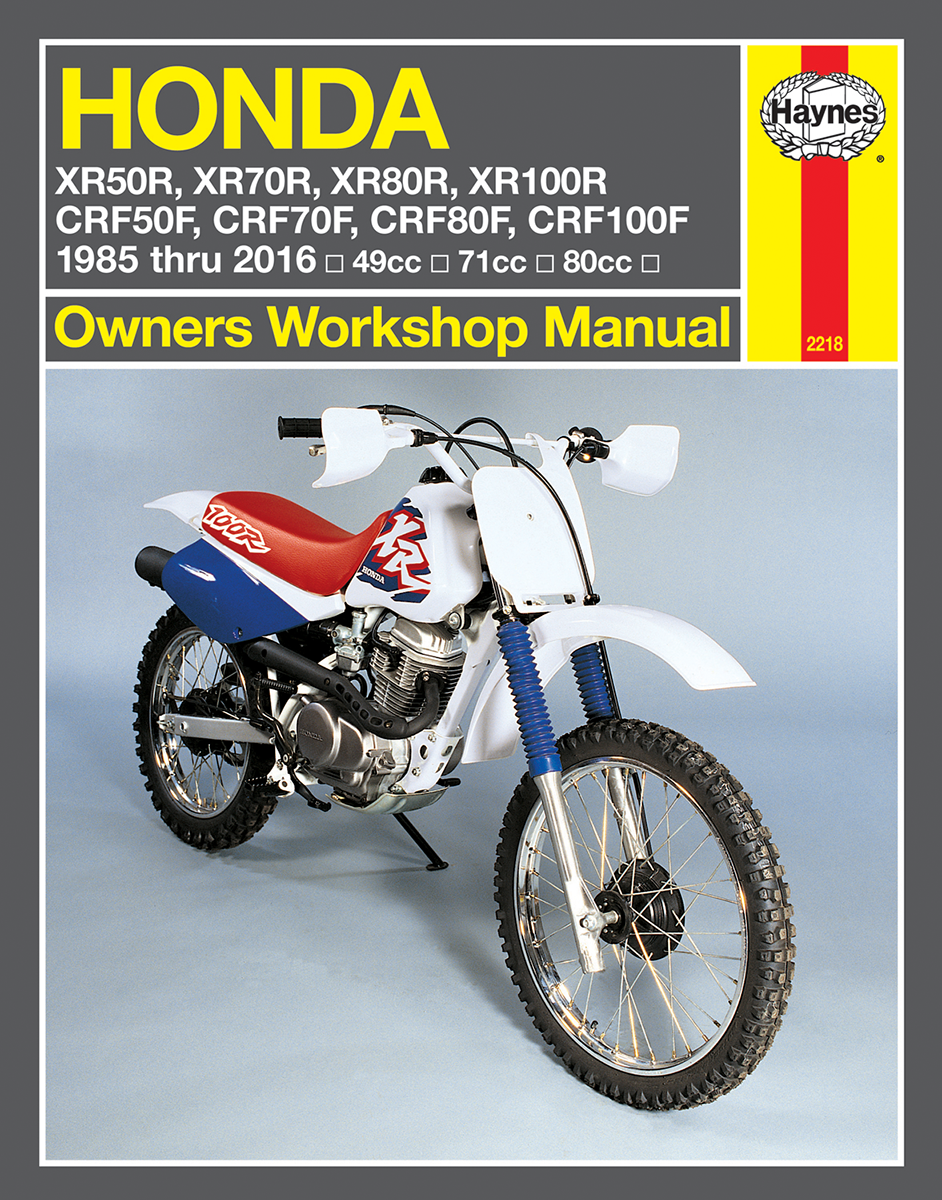 Motorcycle Repair Manual — Motorcycle, Honda