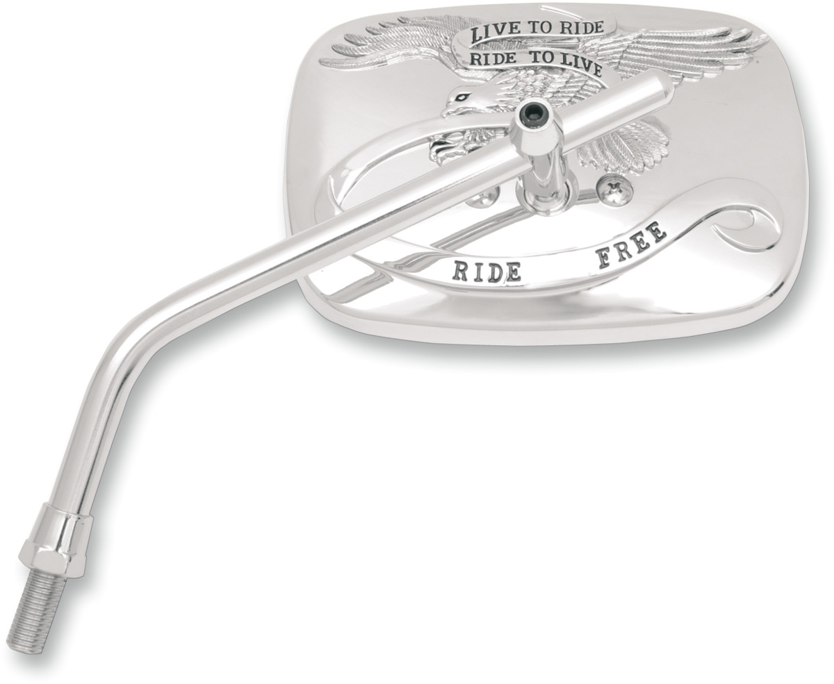 EMGO "Ride Free" Steel Mirror