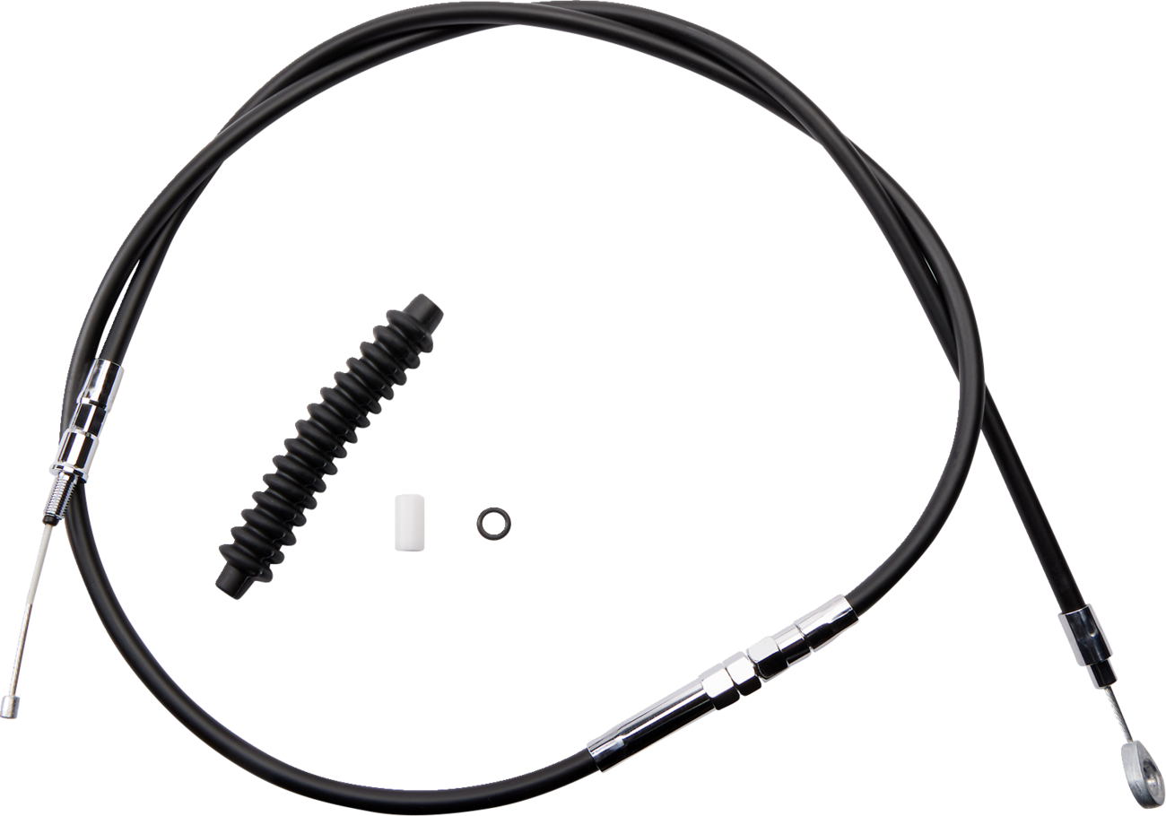 Drag Specialties High-Efficiency Black Vinyl Clutch Cable