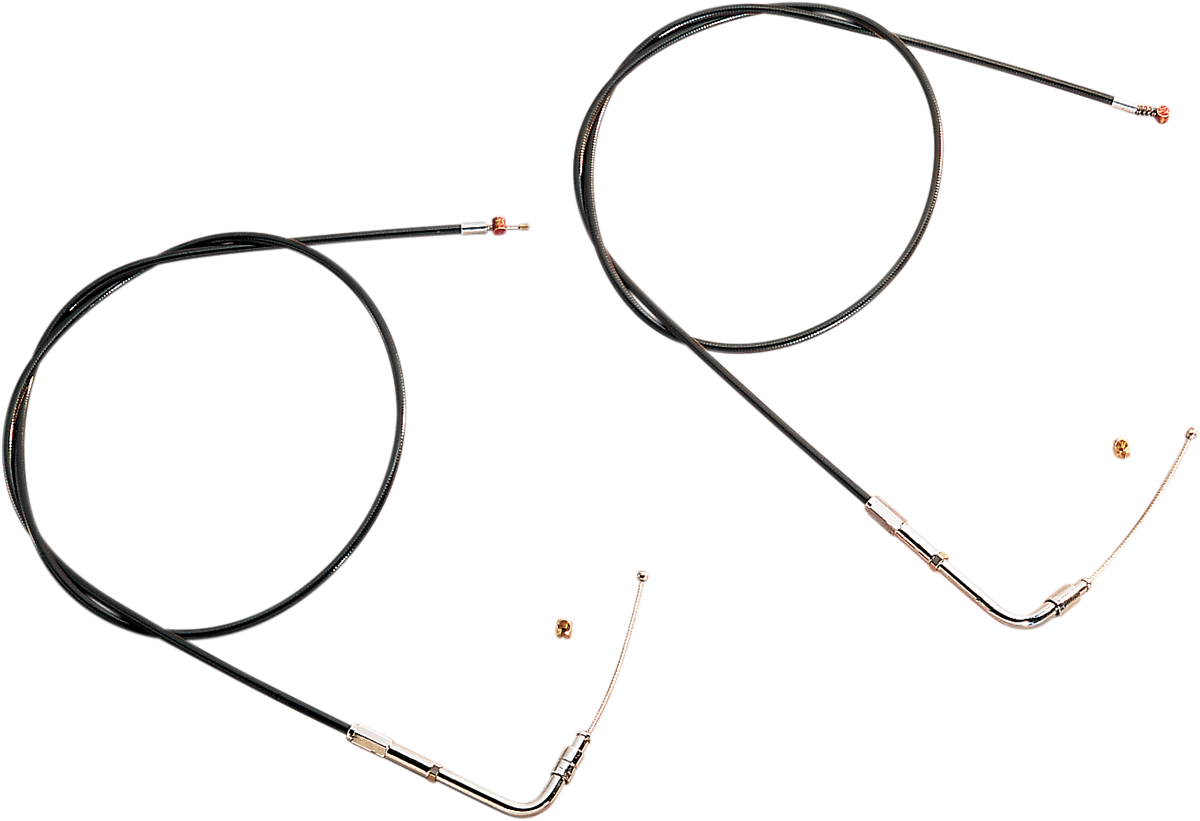 S&S CYCLE Black Vinyl Throttle/Idle Cable