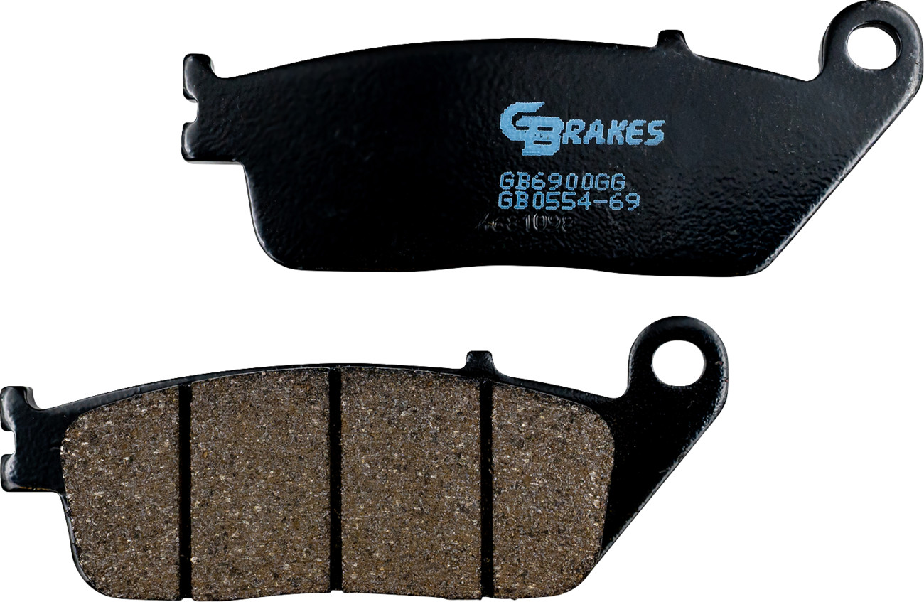 GBrakes Semi-Metallic Front Brake Pads GB0554-69