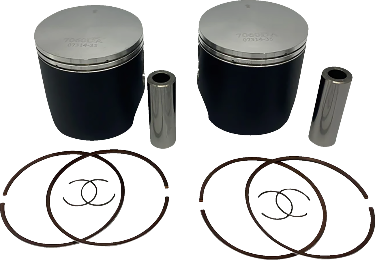 WOSSNER Piston Kit Anodized 2 Stroke