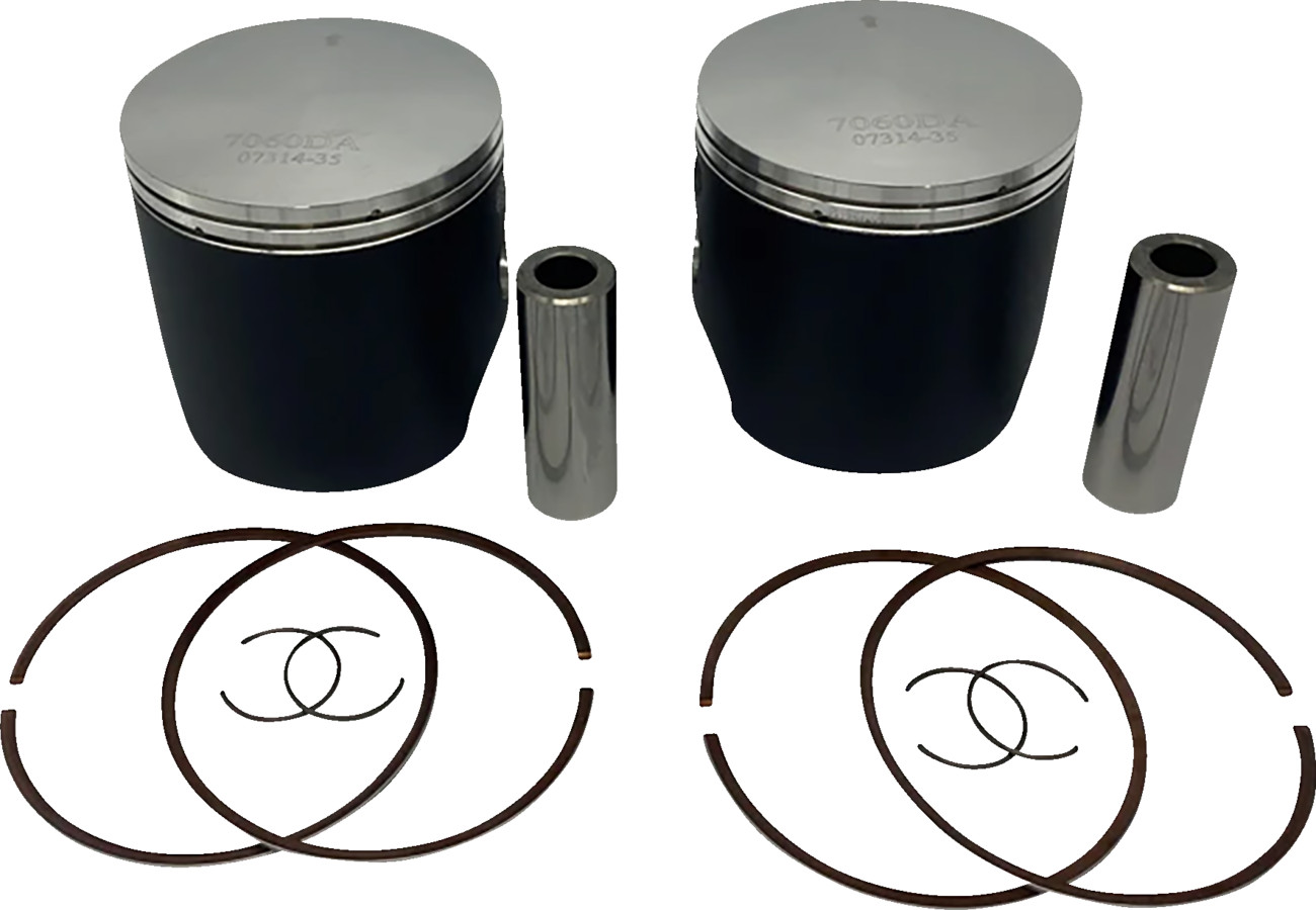 WOSSNER Piston Kit Anodized 2 Stroke