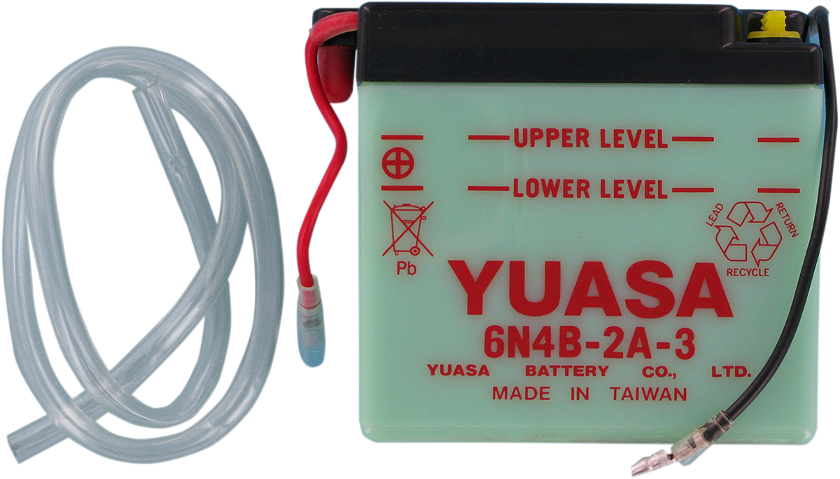 YUASA Conventional Battery — 6 V