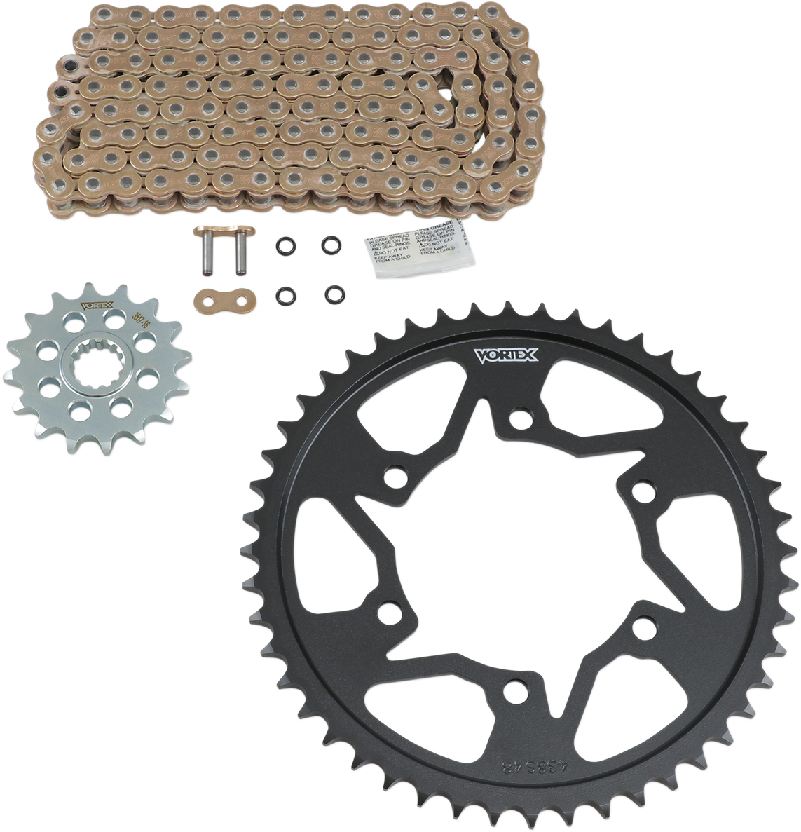 Vortex Chain Kit - Gold - Yamaha - YZF-R6 S