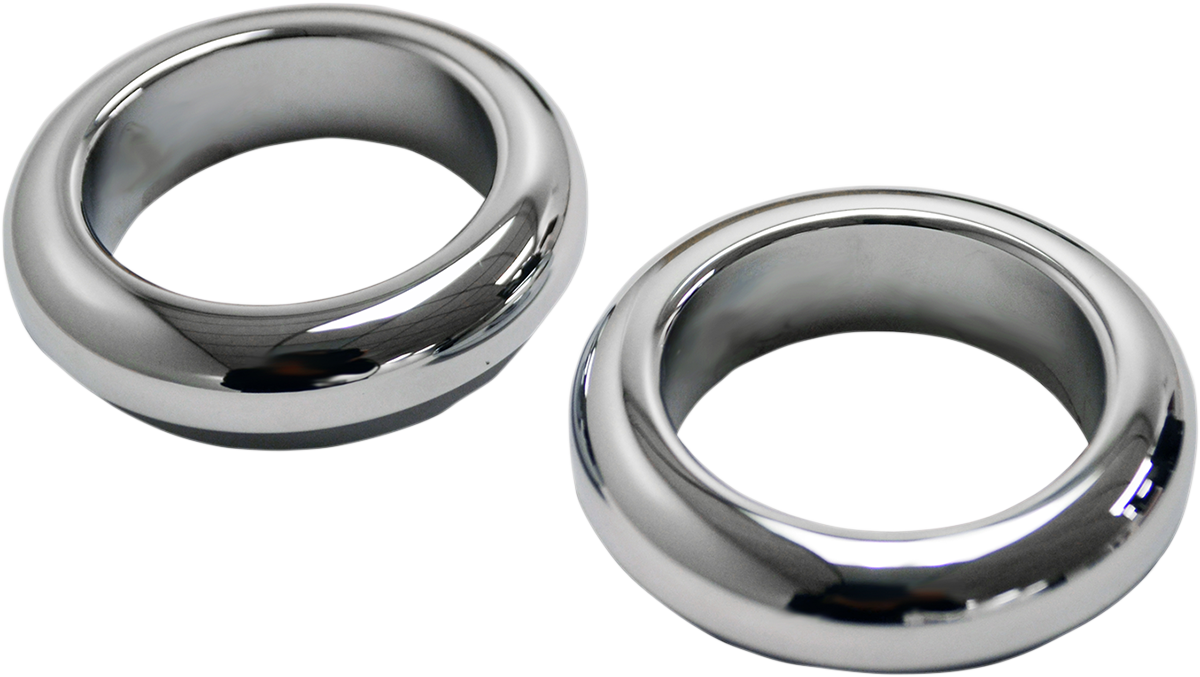La choppers Fork Boot Cover - 39 mm - Chrome Harley Davidson