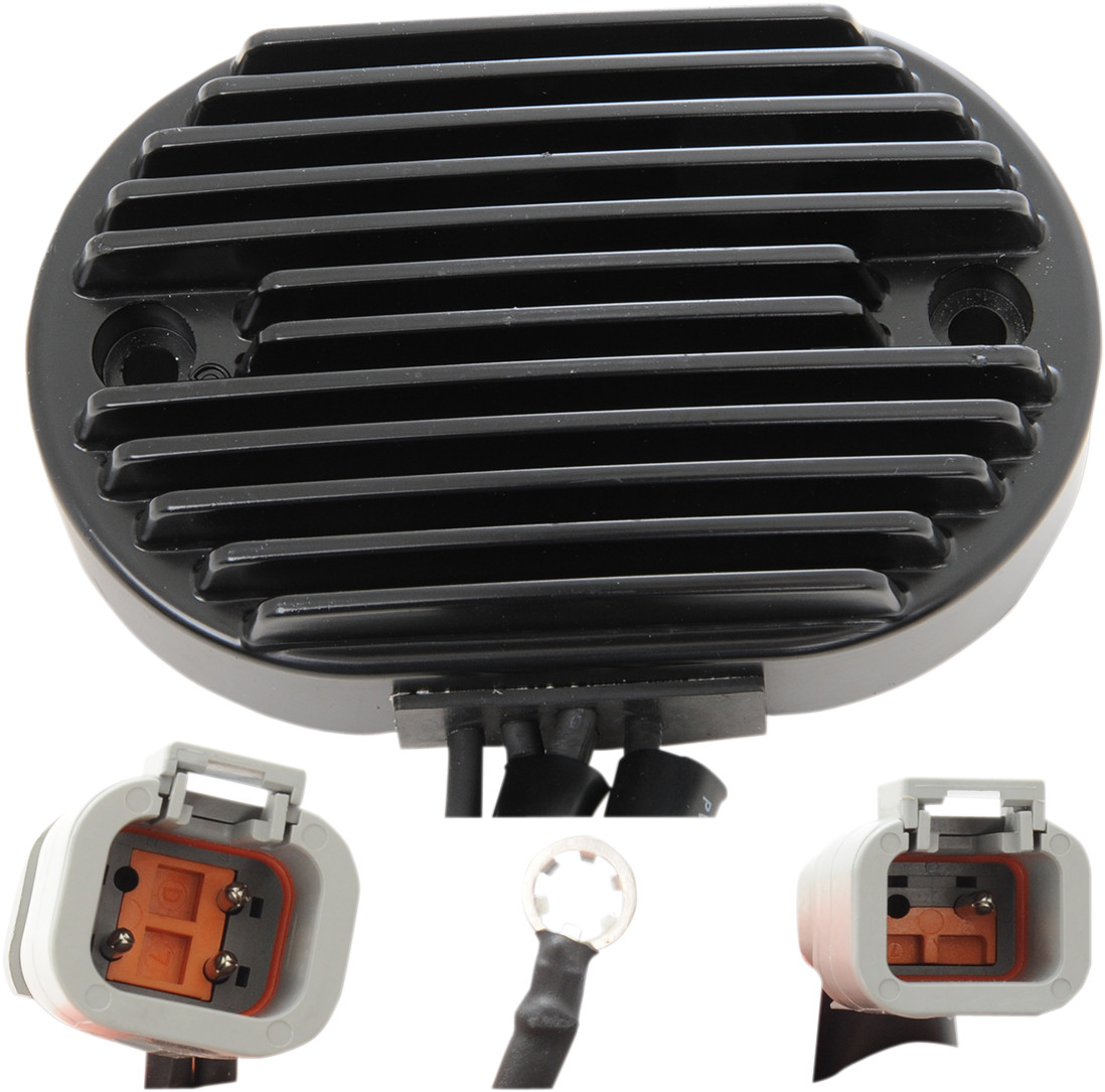 Drag specialties Regulator - Black - '07 FX/FLST Harley Davidson