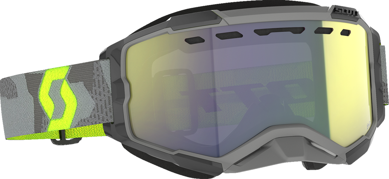 Scott Fury Snow Cross Goggles - Enhancer Chrome Lens
