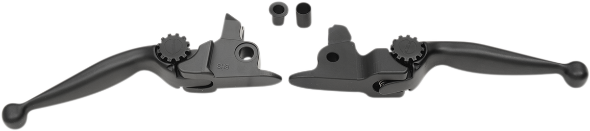 Psr Journey Adjustable Lever Set for Harley Models - Black Harley Davidson