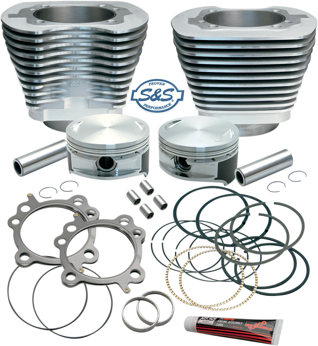 S&S CYCLE Replacement Cylinder & Piston for S&S 106" Stroker Kit