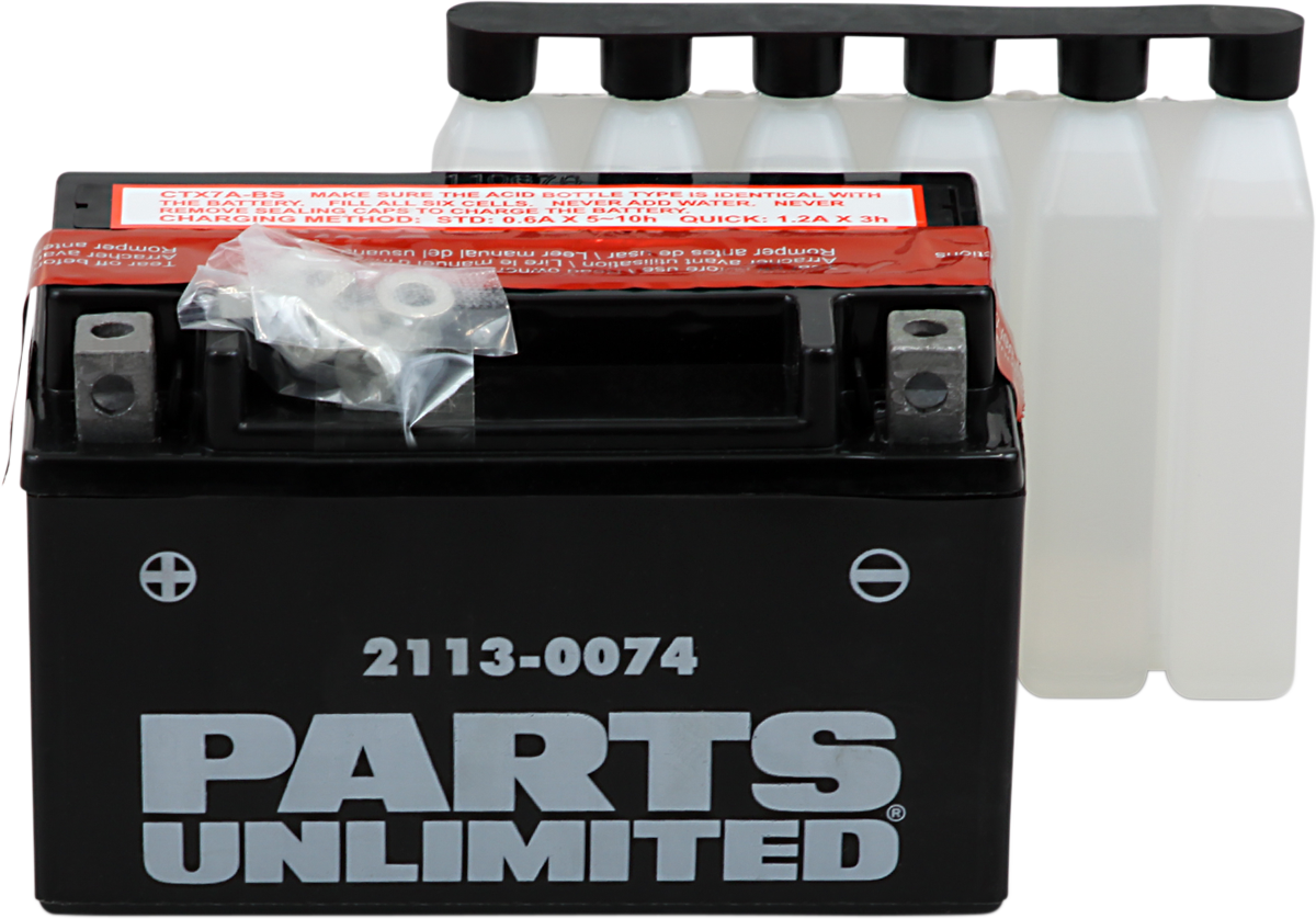 Parts unlimited AGM Maintenance-Free Battery Aprilia/Kasea/Kymco/Suzuki/Yamaha/Kawasaki/Honda