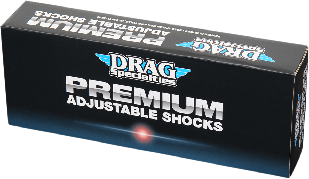 Drag specialties shocks Premium Ride-Height Adjustable Shocks - Chrome - Standard - 12" Harley Davidson